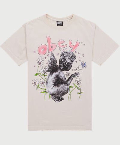 Obey T-shirts OBEY GARDEN FAIRY 166913369 Vit